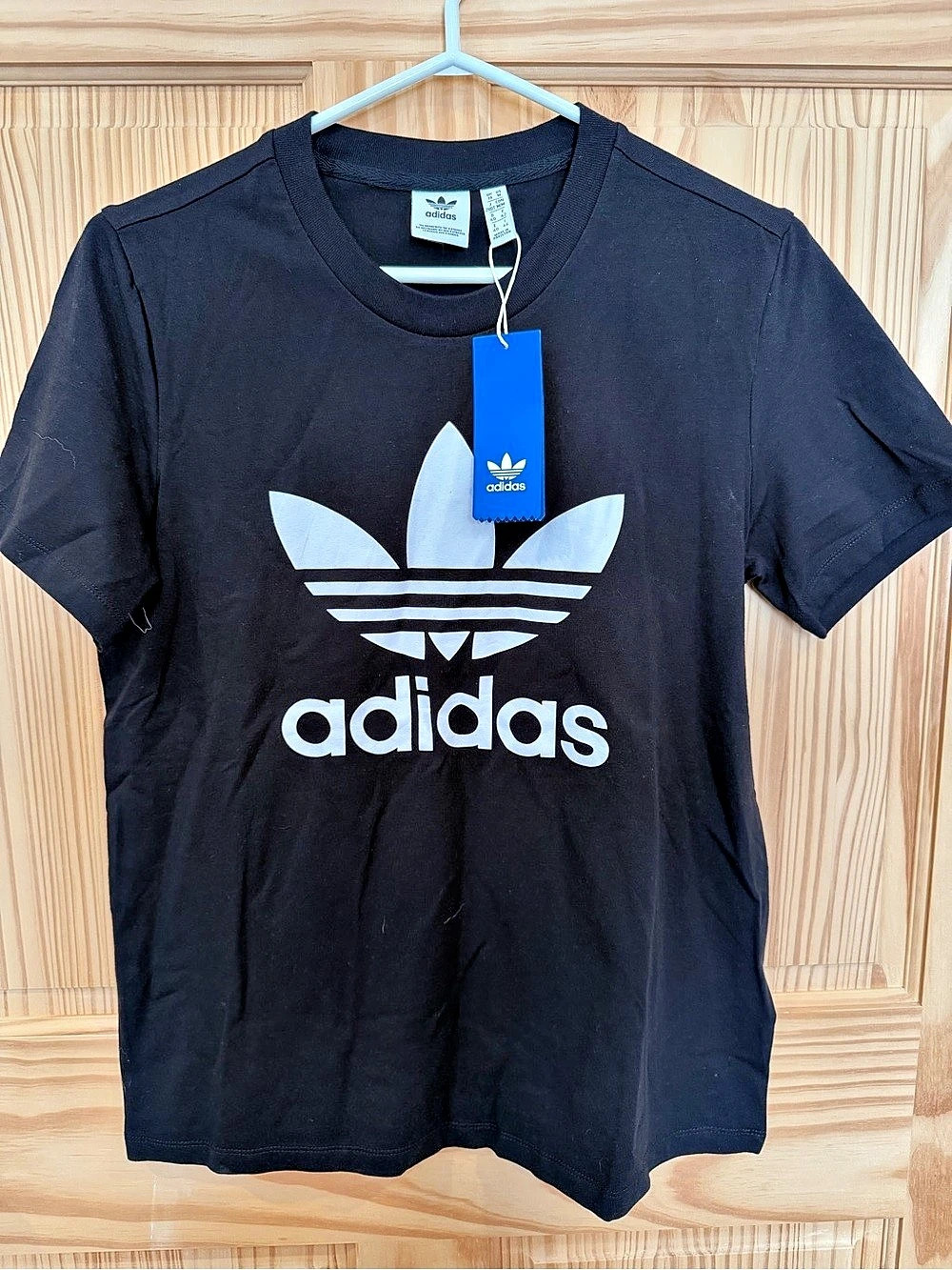 adidas Originals Trefoil Tee Trefoil Logo Tee in Black Size Medium NWT